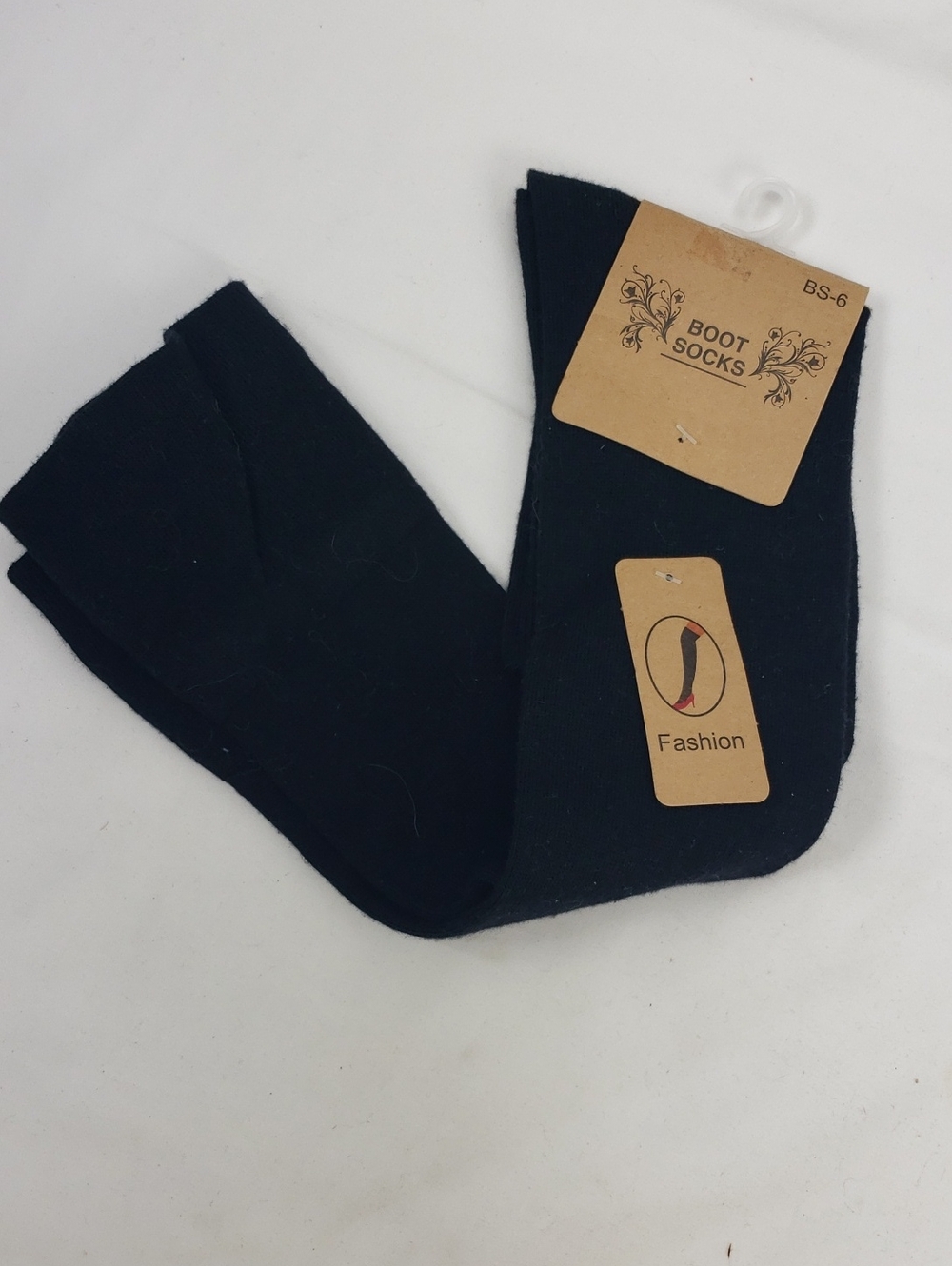 Black Boot Socks NWT